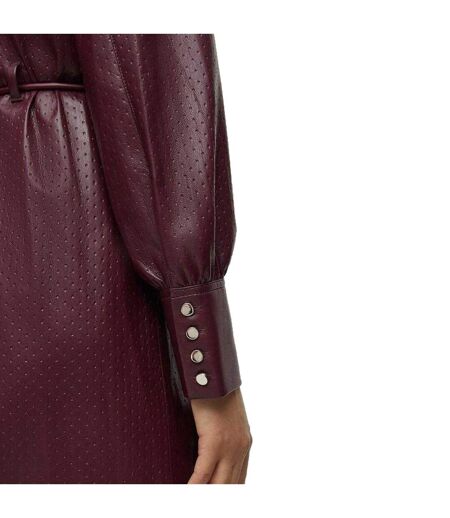 Robe Chemisier Mi-longue Dibanora Femme Rouge Boss
