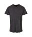 T-shirt Motif/style Délavé À L'acide Adulte Noir Build Your Brand-1