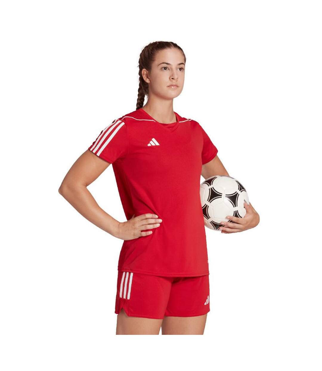 Maillot Tiro League Femme Rouge Adidas-1