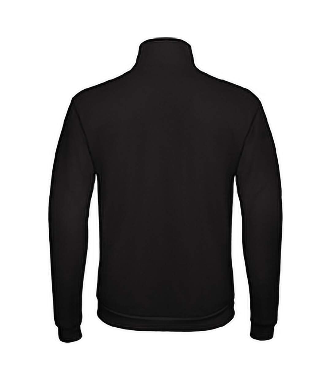 Veste sweat-shirt adulte unisexe noir B&C ID.206 50/50-2