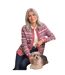 Womens/ladies Fair Isle Crew Neck Cardigan Multicoloured WoolOvers-1