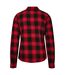 Chemise Motif/style À Carreaux Homme Rouge Noir Build Your Brand-2