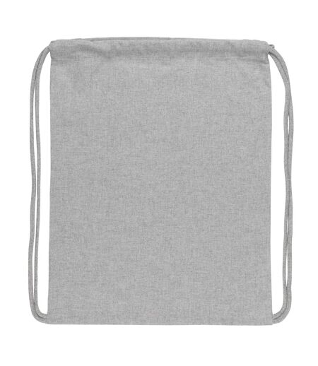 Impact Cotton Aware Drawstring Bag One Size Grey XD Collection