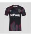 Mens 24/25 west ham united fc warm up jersey black/new claret/carbon Umbro-1