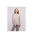 Pull maille manches côtelées et boutons dorés KANDYCE - Dona X Lisa-1