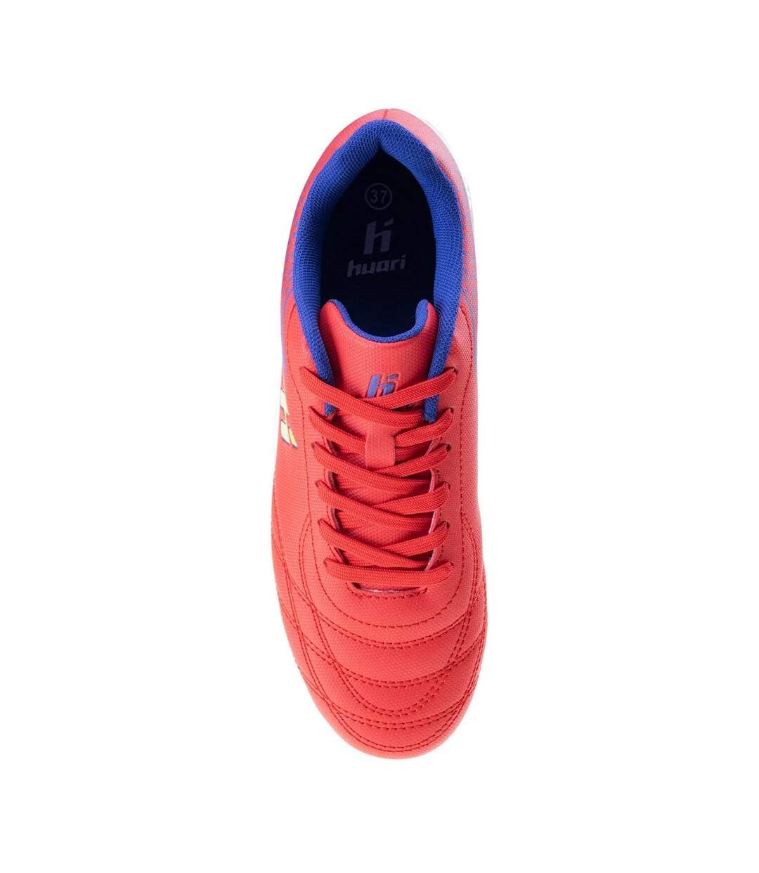 Childrens/kids Octubri Football Boots Hibiscus Blue Jewel Paradise Green Huari-4