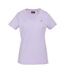 T-Shirt mauve femme schott tsbrodedw-1