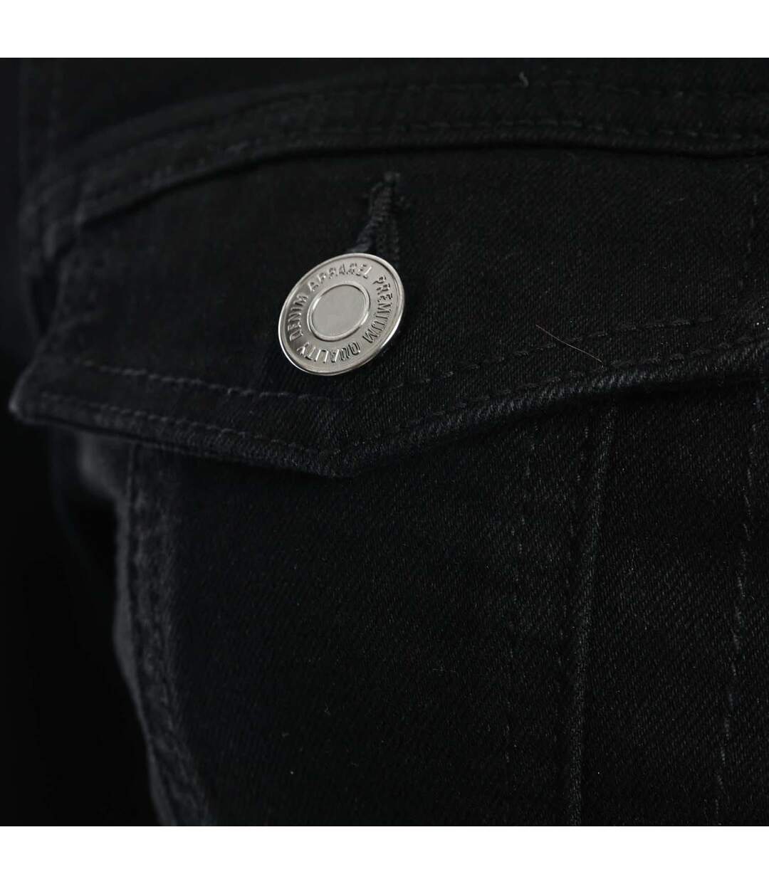 Womens/ladies Luna Denim Jacket Black Vero Moda-3