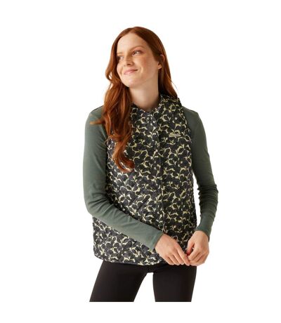 Womens/ladies Orla Kiely Birdy Quilted Gilet Grey Regatta