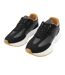 Womens/ladies metro suede running trainers black Where´s That From