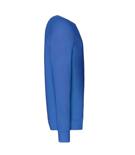 Sweat Manches Raglan Adulte Bleu Roi Fruit Of The Loom