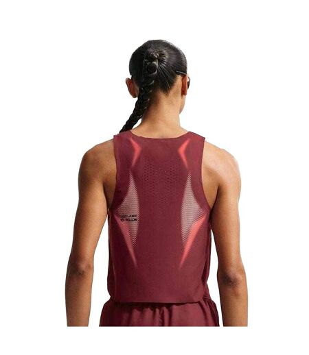 Womens/ladies Aeroswift Vest Top Team Red Black Nike
