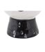 Vase Pot Visage en Porcelaine Face 18cm Blanc & Noir-5