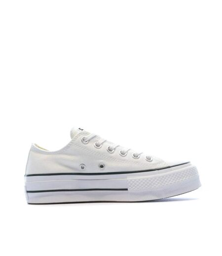 Baskets compensées blanches femme Converse All Star - 39.5