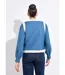 Gilet berger denim façon mouton retourné-2