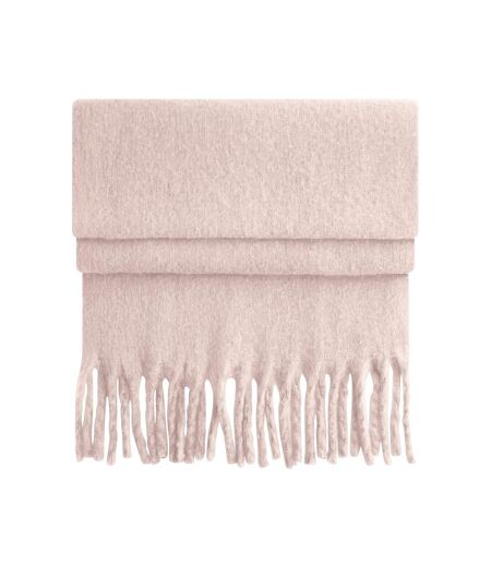 Écharpe Motif/style Duveteux Taille Unique Rose Pâle Beechfield