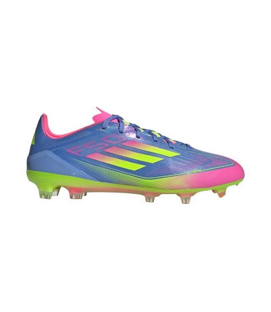 Chaussures De Foot Pour Terrain Ferme F50 Pro Homme Bleu Vert Rose Adidas-3