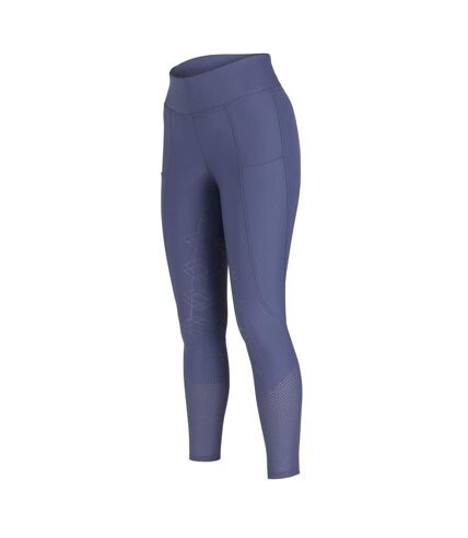 Womens/ladies optima air horse riding tights navy Aubrion