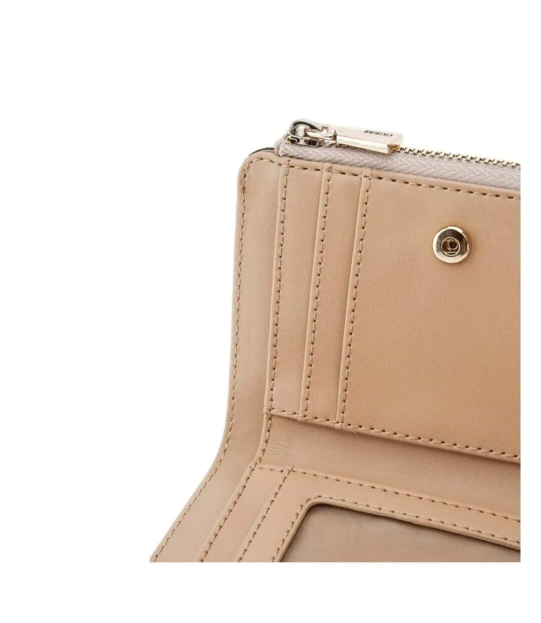 Portefeuille blanc femme guess laurel-3