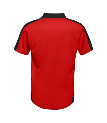 Regatta Mens Contrast Coolweave Polo Shirt (Classic Red/Black) - UTRG3573