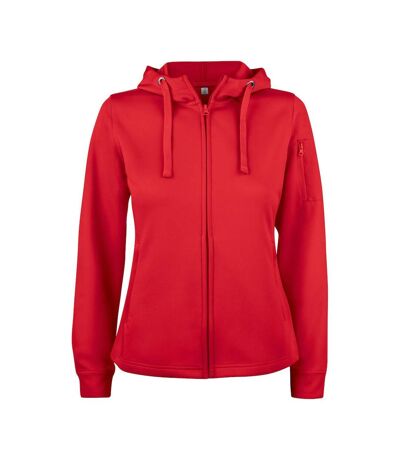 Veste À Capuche Basic Femme Rouge Clique