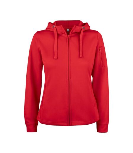 Veste À Capuche Basic Femme Rouge Clique
