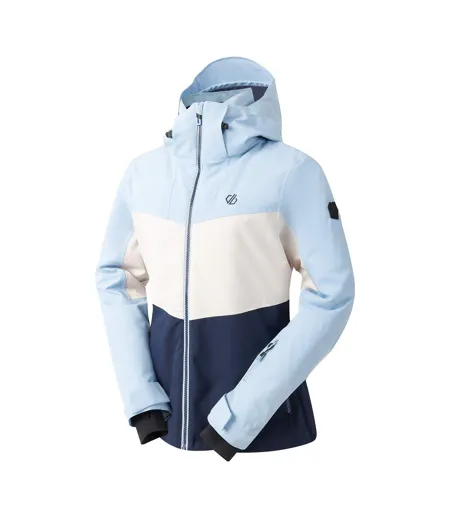 Womens/ladies Iced Waterproof Ski Jacket Glacier Lake Navy Dare 2B