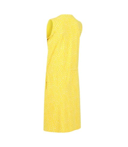 Regatta Womens/Ladies Fahari Ditsy Print Casual Dress (Maize Yellow) - UTRG7382