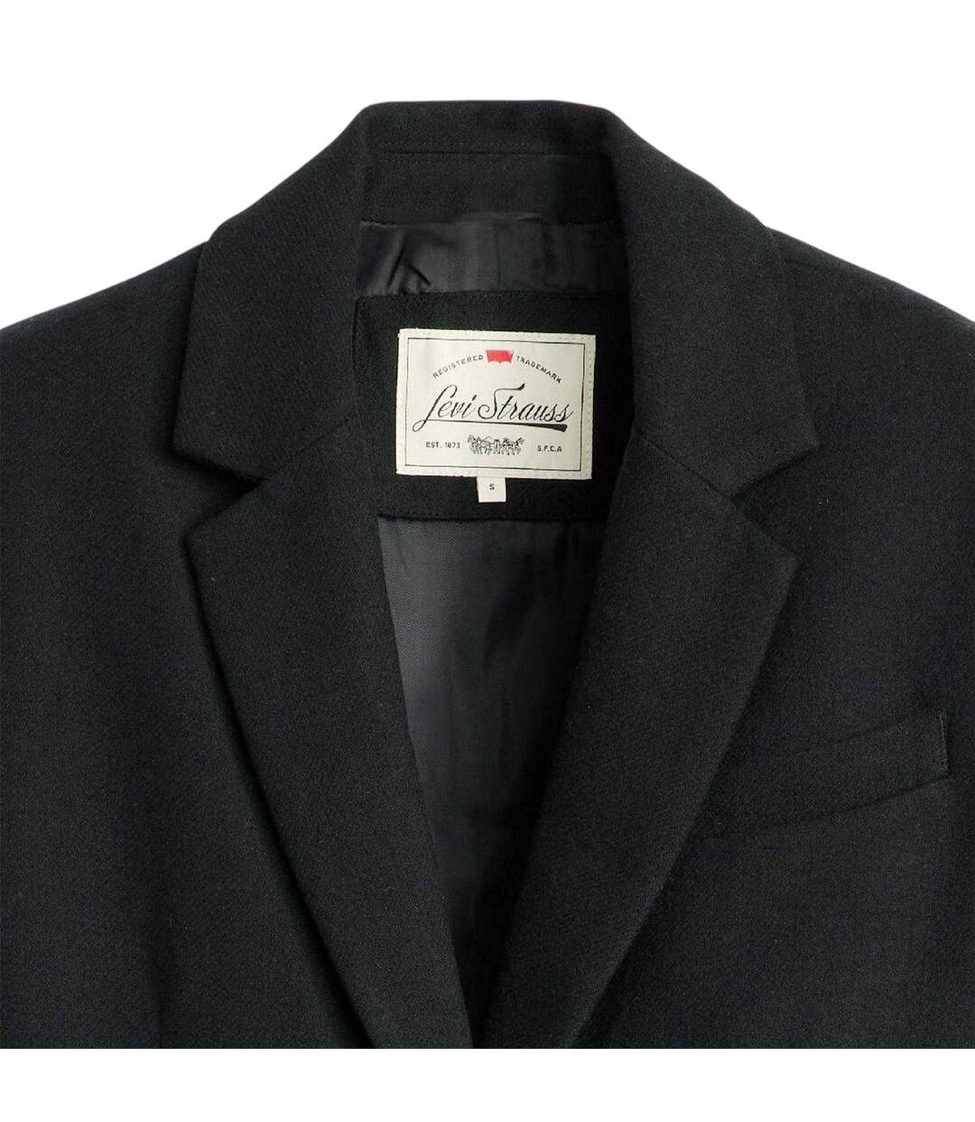 Womens/ladies Amber Classic Blazer Caviar Levis-4