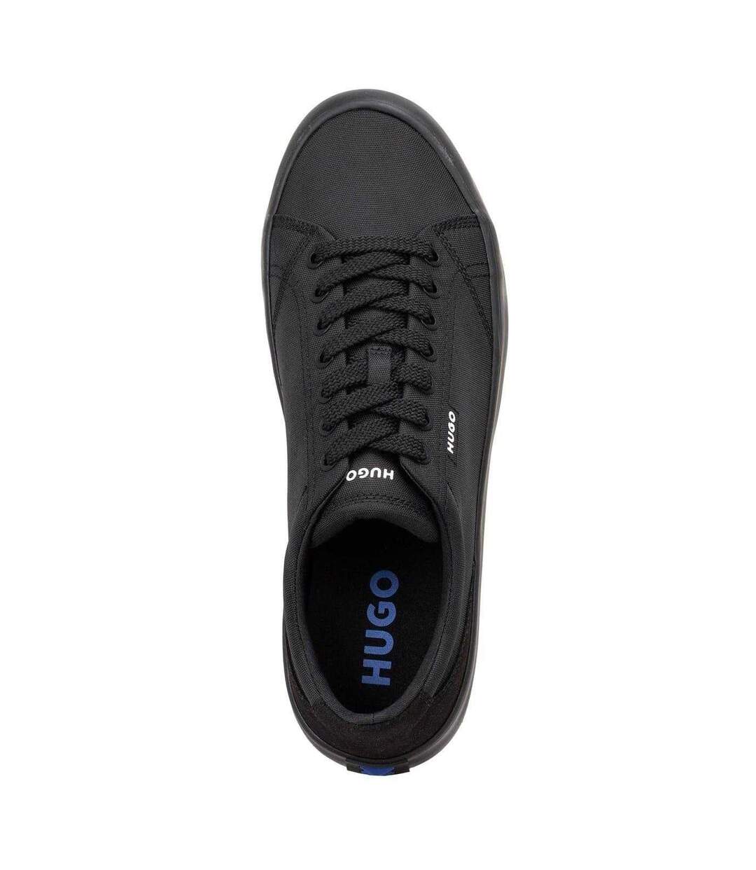 Mens Cross Tenn Textile Trainers Black Hugo-4