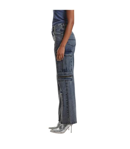 Pantalon Utility Femme Bleu Sombre Délavé Urban Classics