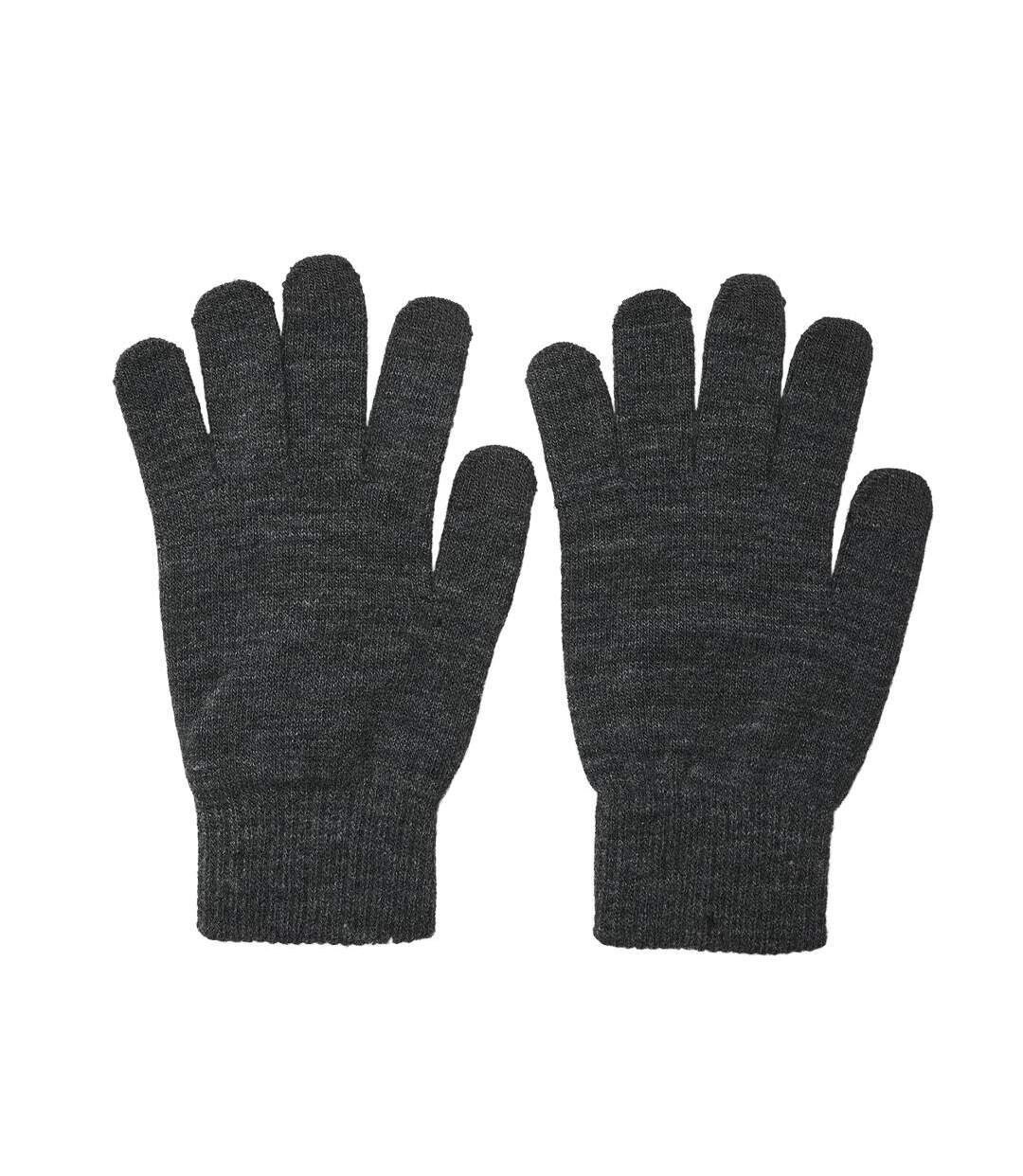Gants gris femme vero moda vilde-1