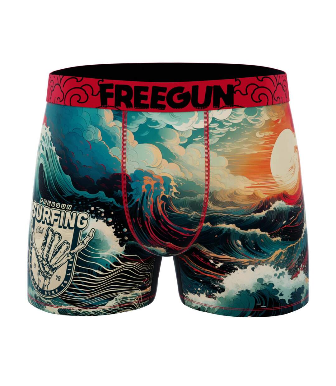 Lot de 4 boxers homme Vibrant  Freegun-5