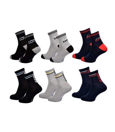 Chaussettes homme LOTTO Socquettes - Pack de 6