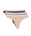 X3 strings beige femme lacoste coton stretch-1