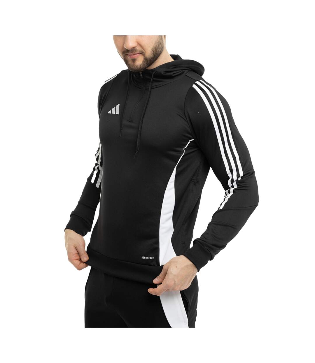 Sweat À Capuche Tiro Homme Noir Adidas-1