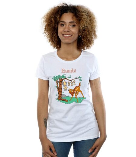 Disney - T-shirt BAMBI TILTED UP - Femme (Blanc) - UTBI15450