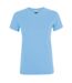 SOLS Womens/Ladies Regent Short Sleeve T-Shirt (Sky Blue) - UTPC2792