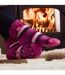 Ladies 3 Pair Multipack Fluffy Fleece Slipper Bed Socks with Non Slip Grips-5