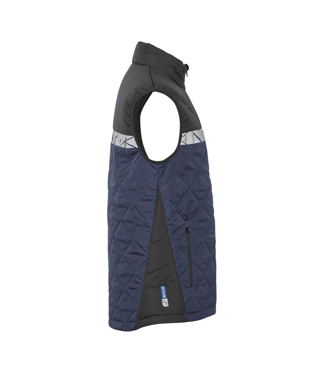 Mens 7700 Progression Gilet Navy Black Projob-3