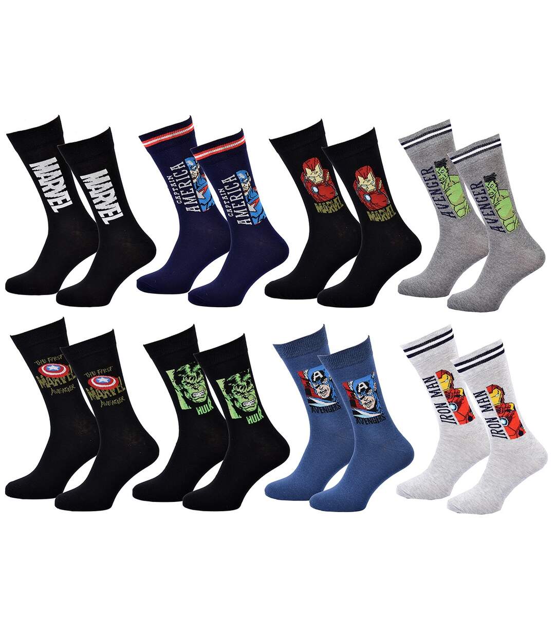 Chaussettes Pack Cadeaux Homme LICENCE Pack 8 Paires MARV24