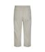 Womens/ladies anyar ripstop 3/4 length trousers oyster Weird Fish-2