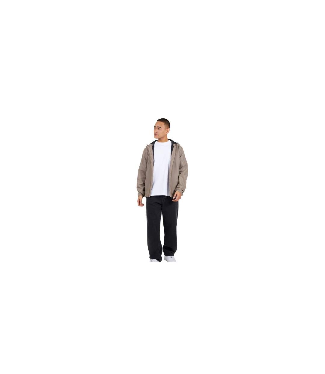 Veste À Capuche Homme Taupe Brave Soul-1