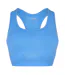 Brassière De Sport Motif/style Côtelé Femme Bleuet USA-3
