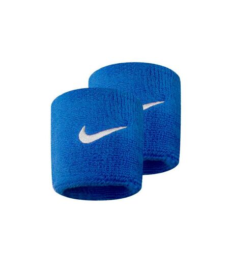 Nike Swoosh Wristband (Pack of 2) (Royal Blue/White)