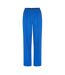 Womens/ladies Open Hem Straight Jogging Bottoms Blue Vans-1
