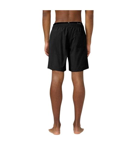 Short De Bain Motif/style Logo Brodé Homme Noir Champion