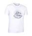 Mens circle mountain t-shirt white Mountain Warehouse-3