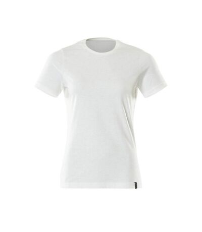Womens/ladies Crossover T-shirt White Mascot