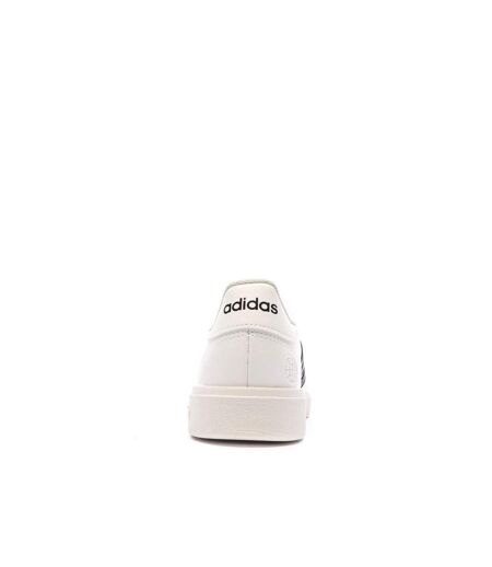 Baskets blanches/noires femme adidas grand court base 2.0